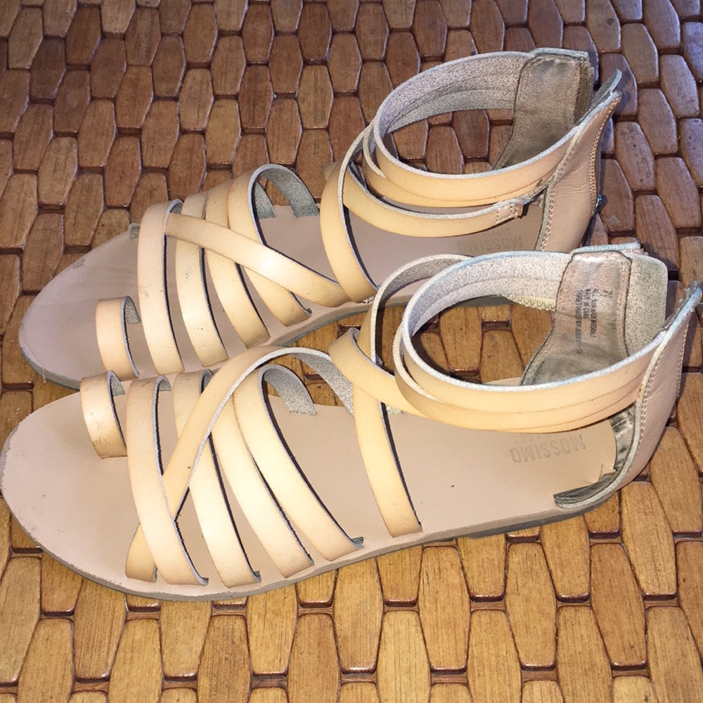 Light Brown Strap Sandals